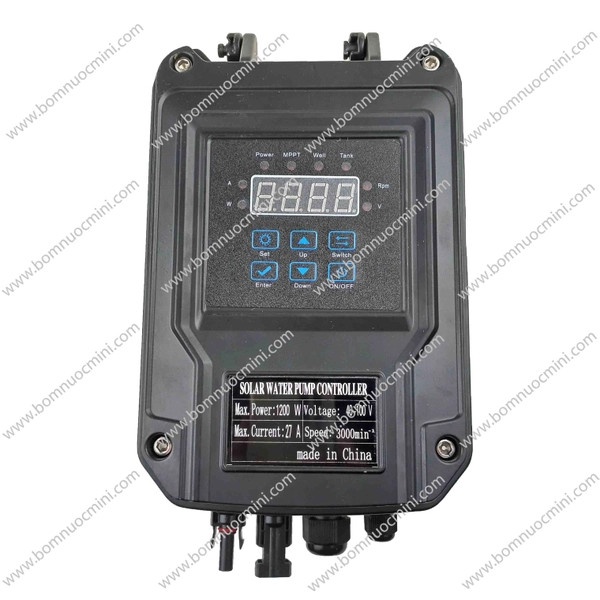 SOLAR Bơm Hỏa Tiễn 72V 1200W 4" 5.000L/H Đẩy 100m - 9 Tầng Cánh