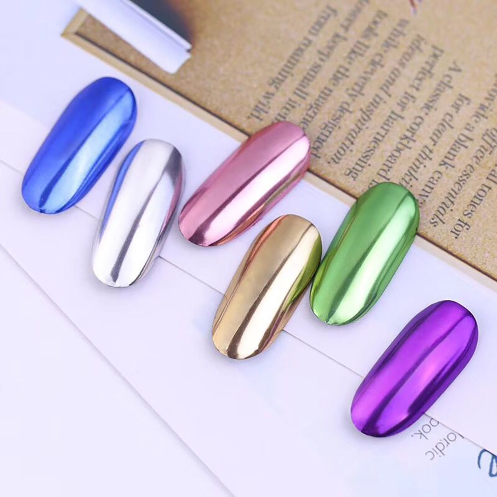 Bột Nhũ Ánh Kim Siêu Mỏng Trang Trí Móng Tay Nghệ Thuật 2ml