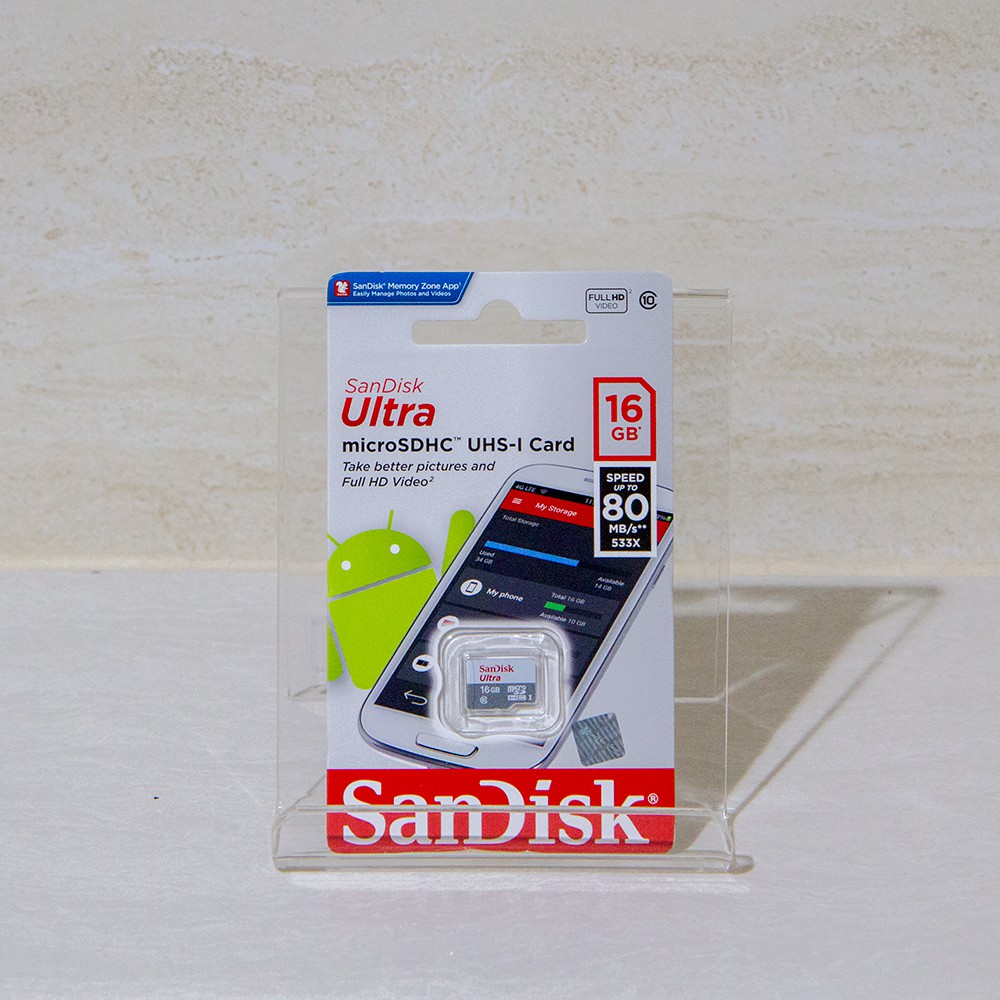 Thẻ Nhớ Sandisk Microsd 16gb 80mb / S Class 10 Chất Lượng Cao