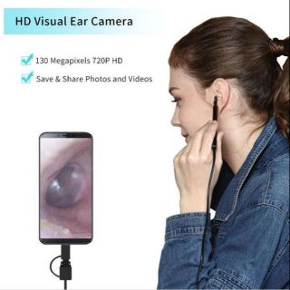 Dụng cụ lấy ráy tai tích hợp camera