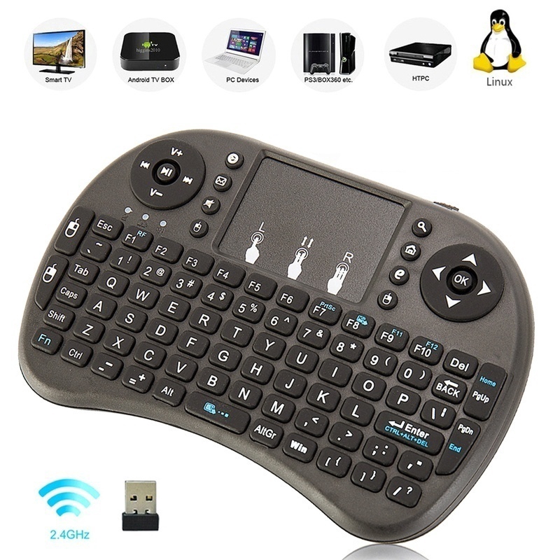 [Bayar Di Tempat]yingyu Wireless Fly Air Mouse Keyboard Remote Touchpad For KODI Android TV BOX PC