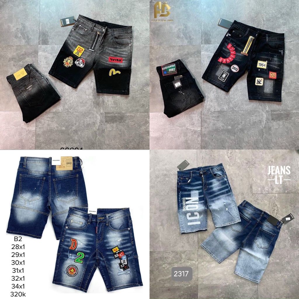 quần short jean nam ngắn đen xanh thêu logo khóa kéo lệch đẹp nhiều mẫu mới 2022 chất co giãn giá tốt KAYSTORE