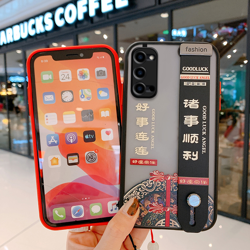 Ốp Lưng Có Dây Đeo Cổ Tay Cho Oppo A73 A31 Ax7 Ax5 A3 A92 S A8 | BigBuy360 - bigbuy360.vn