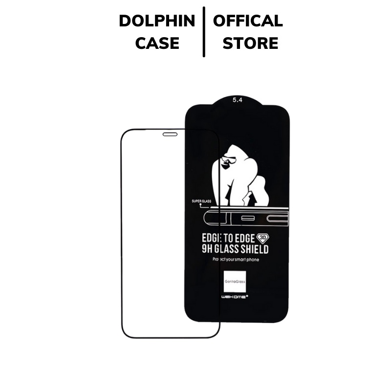 Kính cường lực KingKong Iphone full màn siêu chống va đập đủ size 6/7/8/X/11/12/13/Plus/Max/Pro/Promax - Dolphin Case