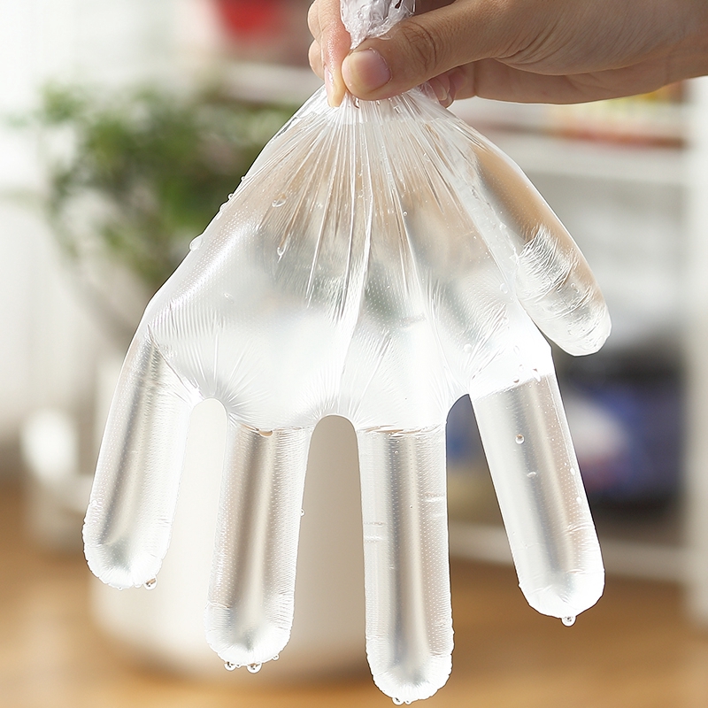 100 Găng tay nylon dùng một lần đa năng tiện dụng