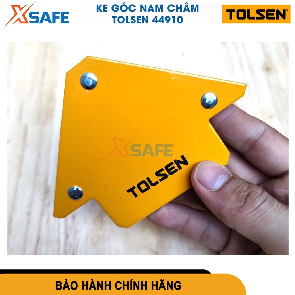 Ke góc nam châm 25LBS 50LBS 75LBS TOLSEN, ke góc hàn 3 góc định hình góc vuông 90° khi hàn, định hình góc rộng 135°