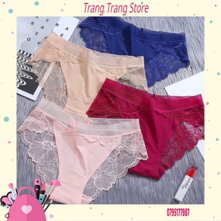 Quần lót nữ combo 10 quần lót đúc pha ren siêu mềm