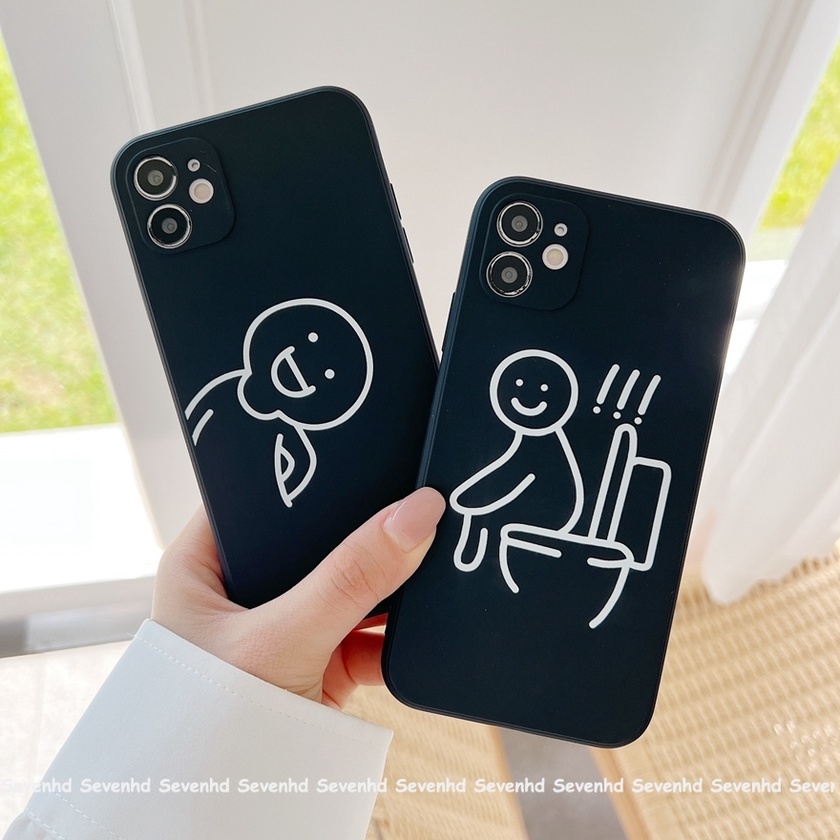 Ốp Điện Thoại Mềm Họa Tiết Đáng Yêu Cho iPhone 13 12 11 Pro Max SE2020 X XR Xs Max 7 8 6 6s Plus
