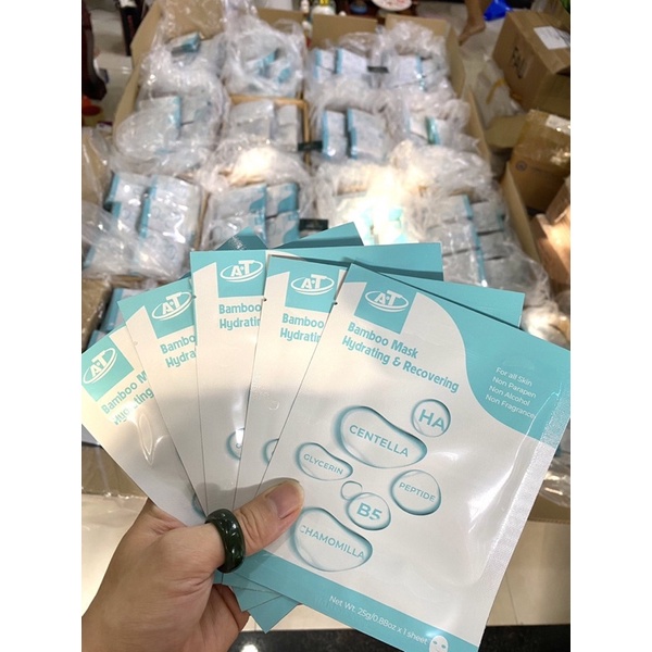 AT BAMBOO MASK - Mặt Nạ Cấp Ẩm, Làm Dịu & Hỗ Trợ Phục Hồi Da