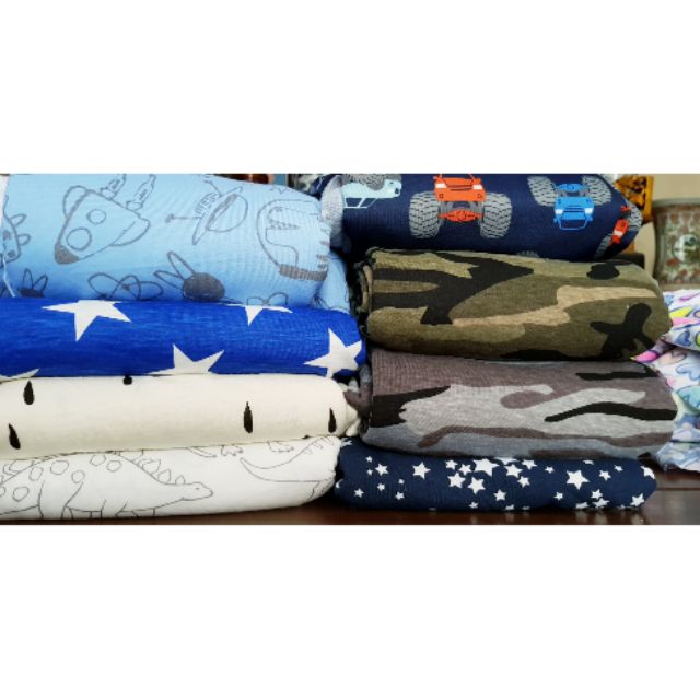 Vải cotton bé trai hè thu 2020