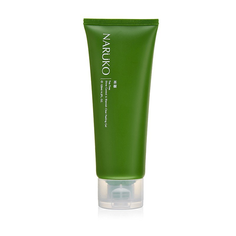 Gel tẩy tế bào chết Naruko trà tràm Tea Tree Shine Control and Blemish Clear Peeling Gel 120ml (Bản Đài)