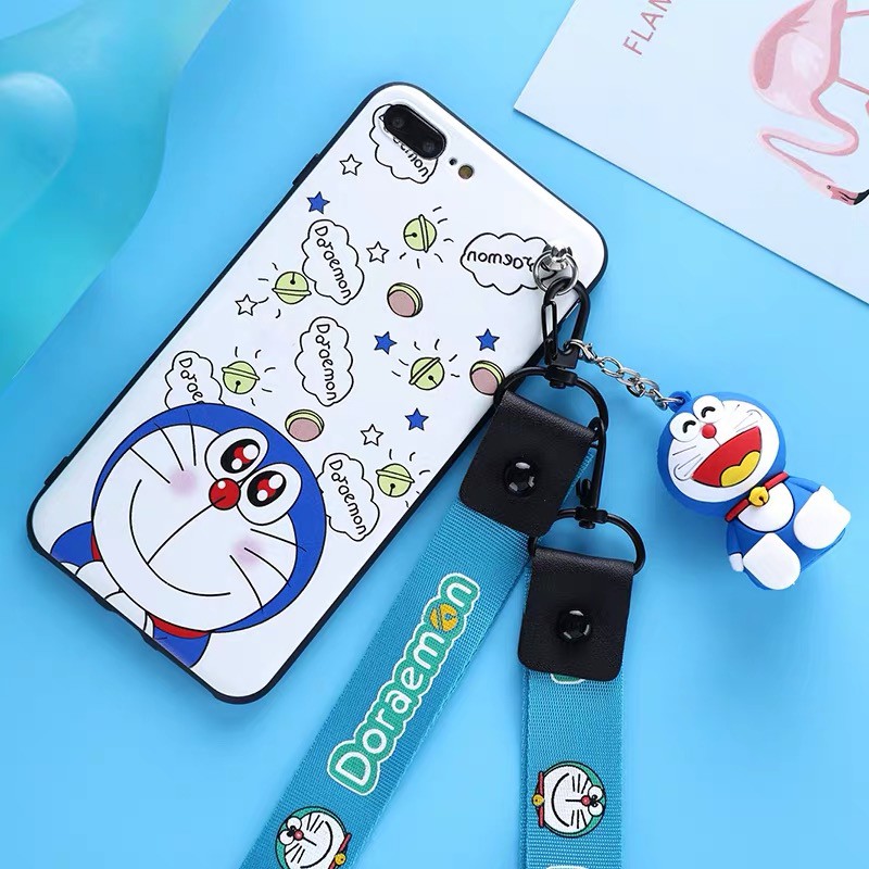 Ốp Lưng In Hình Doraemon Có Dây Đeo Xinh Xắn Cho Redmi Note 5 Redmi 7 Redmi 6 Note 7 | BigBuy360 - bigbuy360.vn