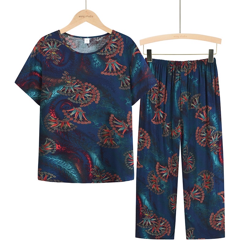 Bộ mặc nhà trung niên- bộ đồ mặc nhà cho mẹ u50