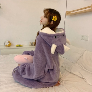 Váy ngủ khủng long nỉ bông