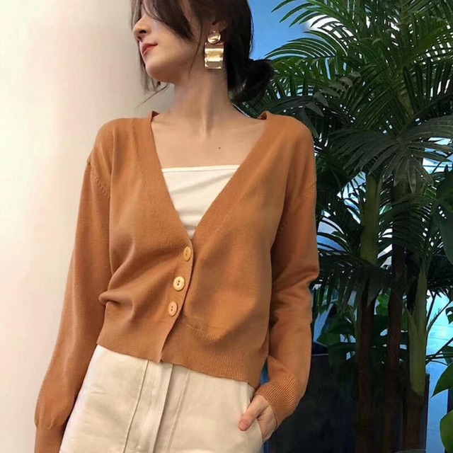 Áo khoác len cardigan