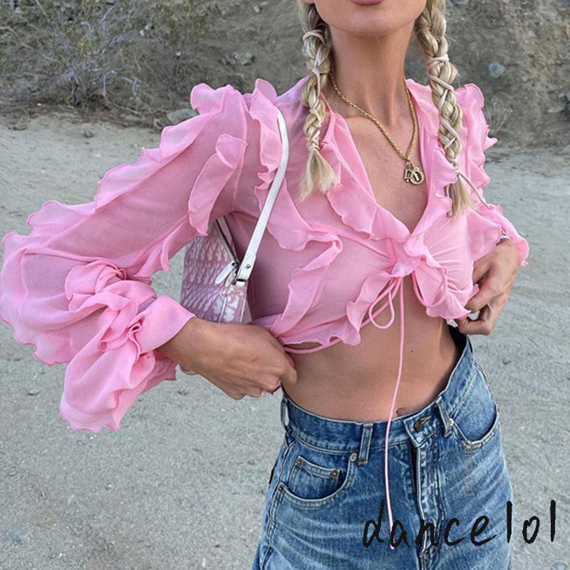 Áo Múa 1O1 Màu Trơn Cổ Tròn Hở Rốn Thời Trang Cho Nữ