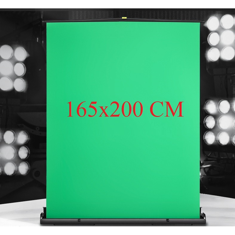 Bộ Khung Phông Xanh Tách Nền Di Động Gấp Gọn 1.65x2M, Phông Key Hình Chuyên Nghiệp
