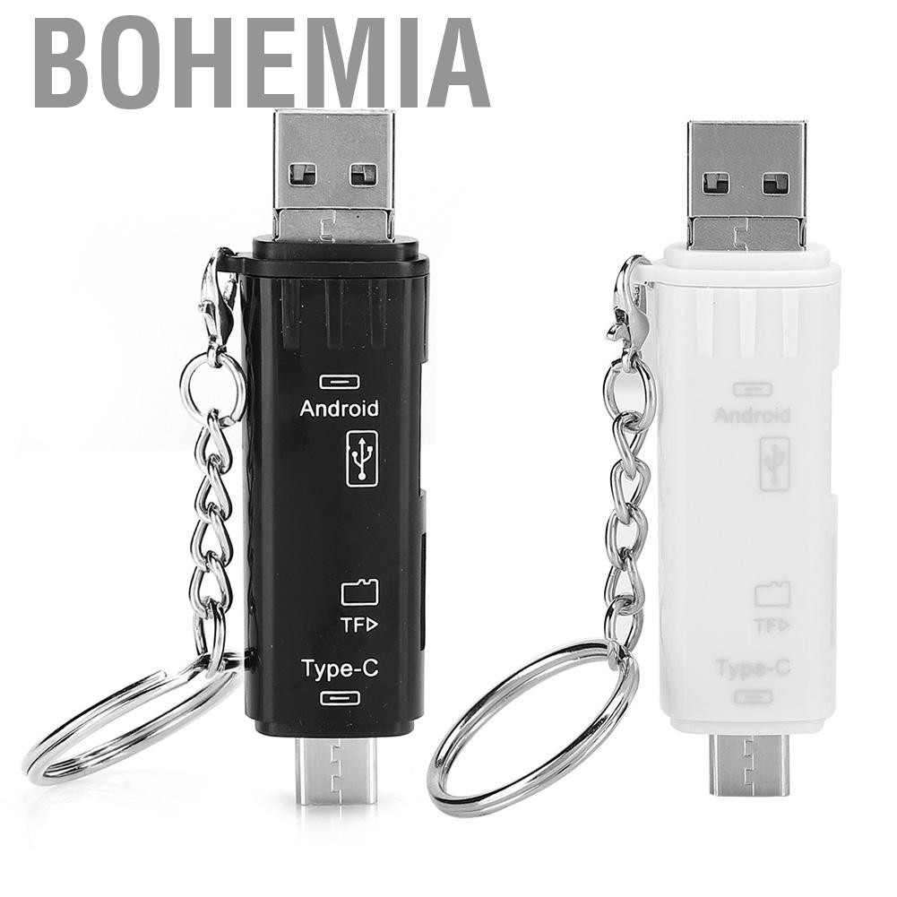 Đầu Đọc Thẻ Nhớ Usb 2.0 5 Trong 1 Phong Cách Bohemia