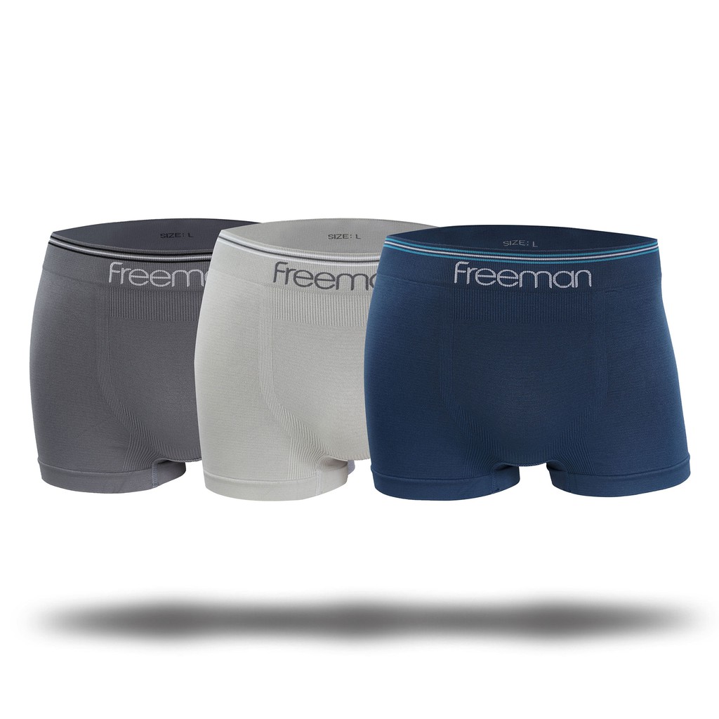 COMBO 3 QUẦN DỆT - BOXER NAM FREEMAN 6512