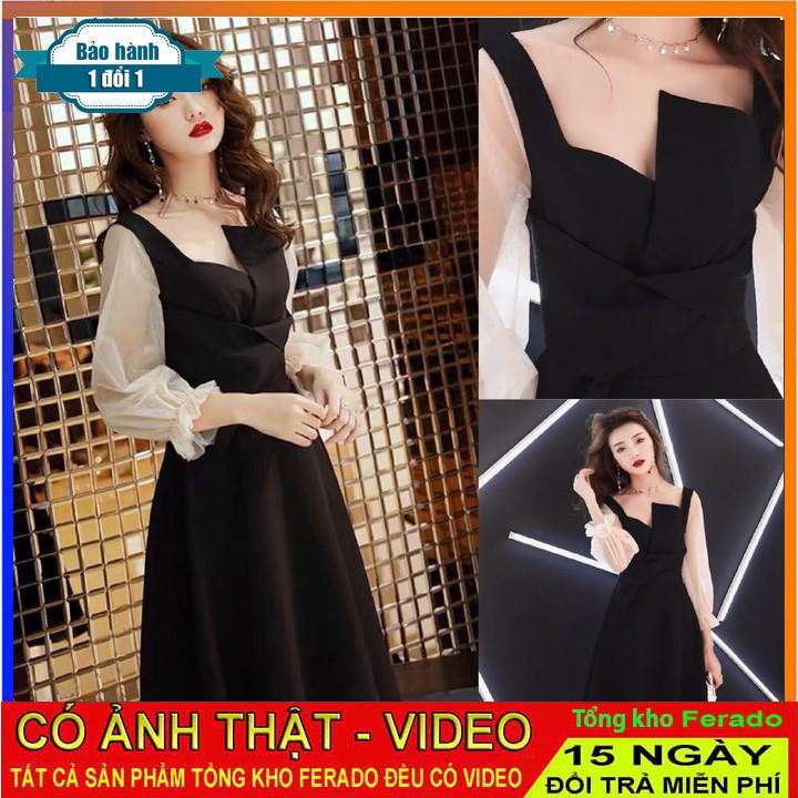 [ xả kho ] MiD Đầm kate Nhật V1299 cổ lệch lạ mắt Mie Design kèm ảnh thật