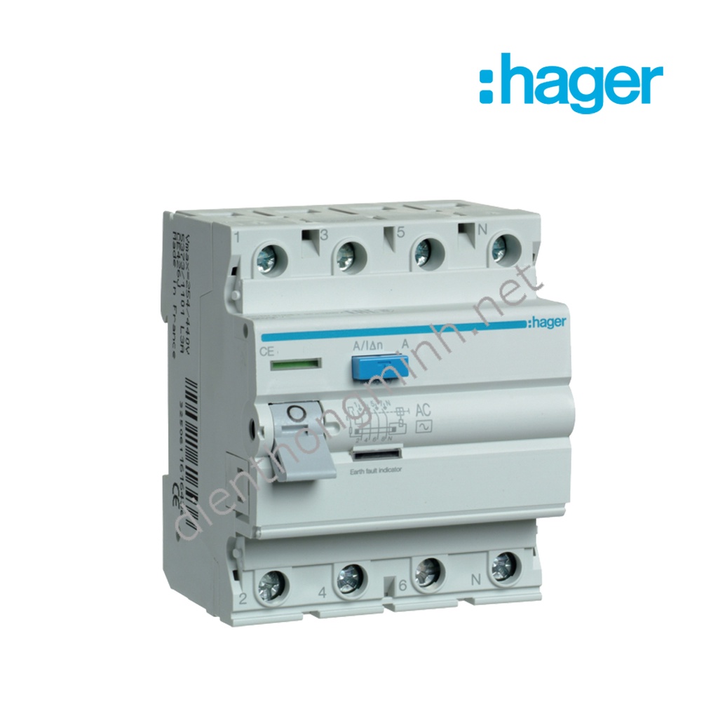 CB Chống giật 100A: RCCB 4P 100A 30mA