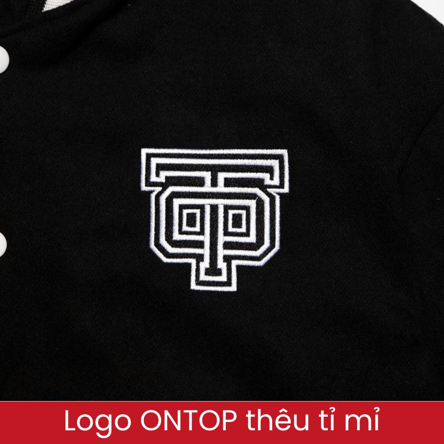 Áo varsity jacket nam nữ local brand ONTOP - Base Varsity Jacket O19-AK11