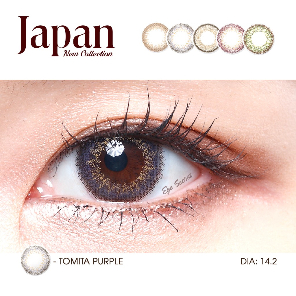 Kính áp tròng màu dùng 1 ngày Eye Secret Contact Lens-TOMITA PURPLE thumbnail