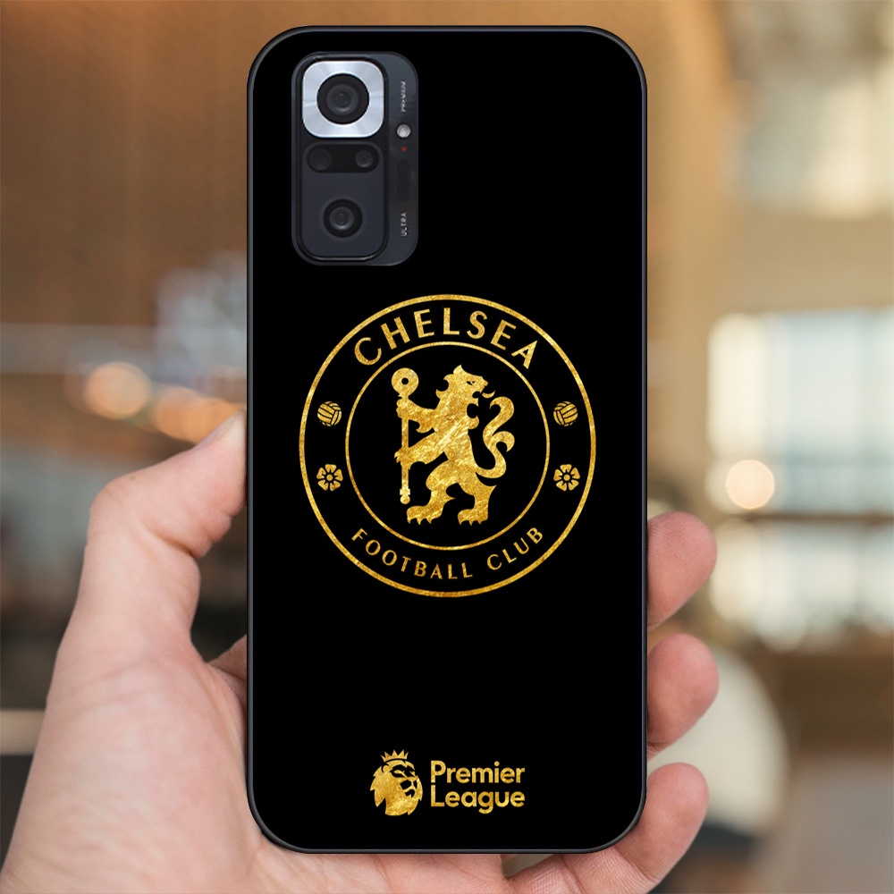 Ốp lưng Xiaomi Redmi Note 10 Pro viền đen in hình Chelsea FC