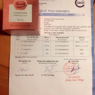 Kem tái tạo chamomile hồng sâm