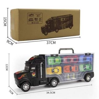 Đồ chơi Xe container chở xe ô tô cho bé