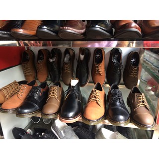 Giày Dr martens cổ thấp cao cấp hàng full box