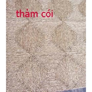 thảm cói cao cấp khổ 90x90 hoàn toàn sử dụng cói tự nhiên - cam kêt uy tín