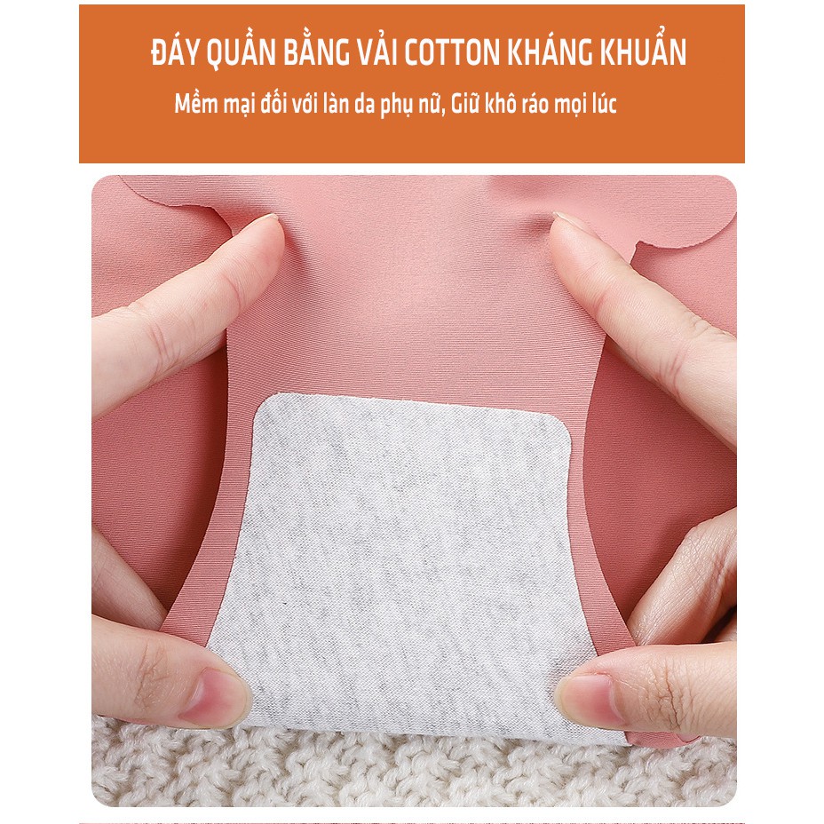 Quần lót nữ đúc su thun lạnh không đường may mềm mại QL12 | BigBuy360 - bigbuy360.vn