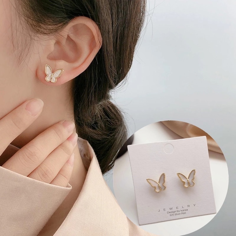 Vòng cổ Mặt Bướm Acrylic Phong Cách Hàn Quốc Cổ Điển