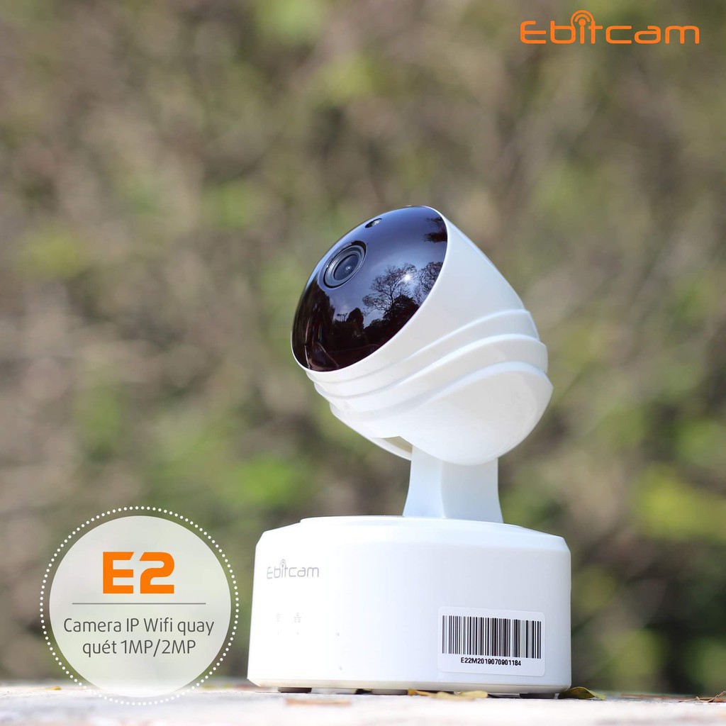 . Camera ip wifi không dây Ebitcam E2-1 MPTăng khả năng lưu trữ gấp 5 lần camera thông thường BH 2 năm .