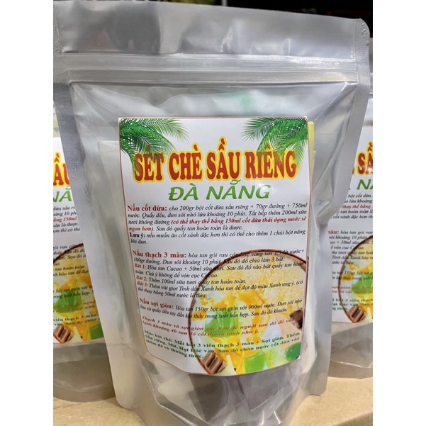 SET CHÈ SẦU RIÊNG ĐÀ NẴNG 7-10 CHÉN