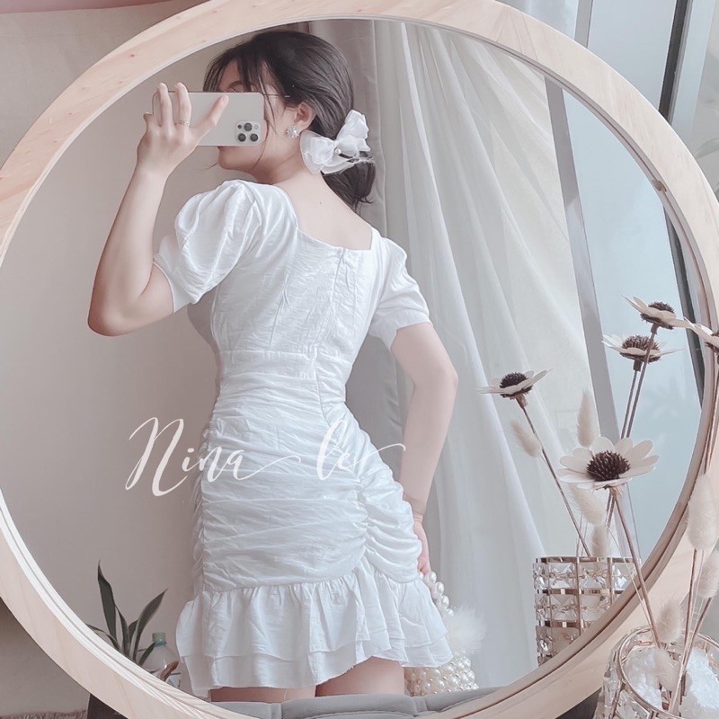 [Mã SKAMA06 giảm 8% tối đa 50K đơn 250K] váy body đũi cổ v đuôi cá | BigBuy360 - bigbuy360.vn