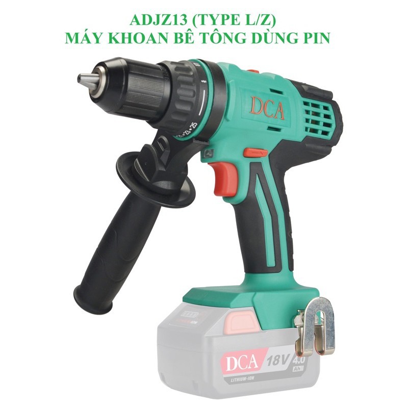 Thân máy khoan bê tông dùng pin 18V DCA ADJZ13Z ( KHÔNG BAO GỒM PIN + SẠC )