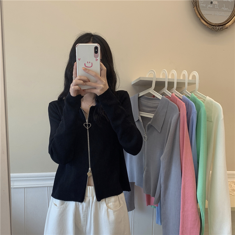 Áo khoác cardigan tay dài phong cách trẻ trung hợp thời trang cho nữ