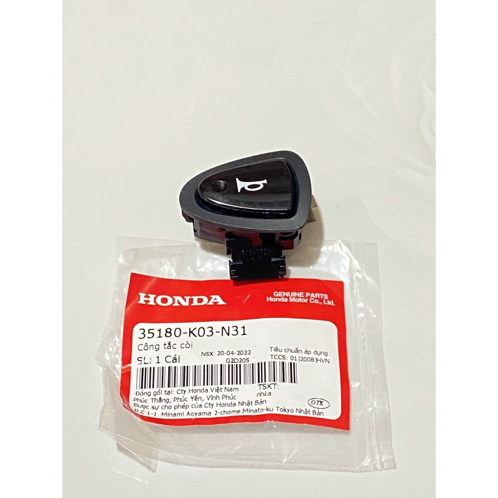 Công tắc còi HONDA WAVE RSX110 năm 2014, PCX125, VISION. (35180K03N31).