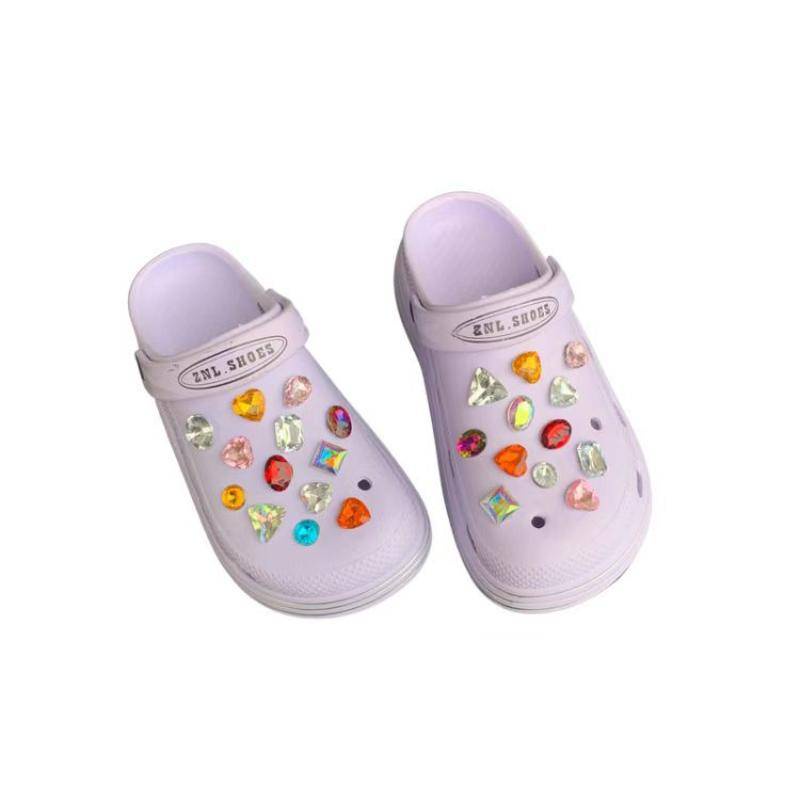 sticker dép crocsPhụ Kiện Trang Trí Giày Tự Làm Kiểu Dáng Xinh Xắn