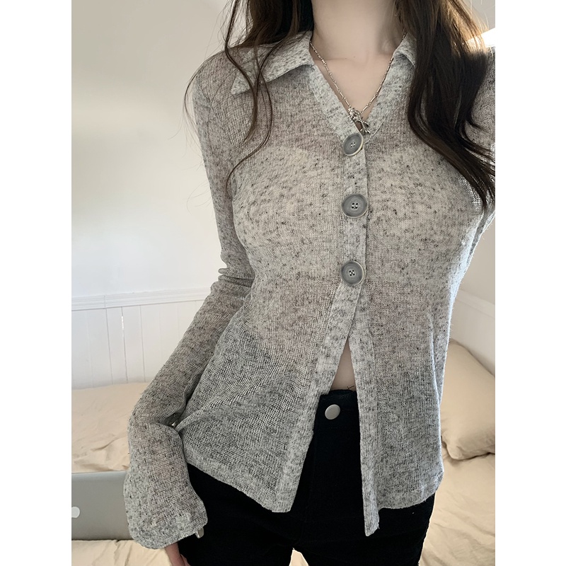 QKOOLE Áo Khoác Mỏng Dài Tay Chống Nắng Thời Trang Hàn Quốc Cho Nữ