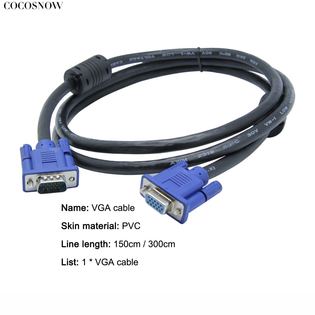 Dây Cáp Nối Dài Vga Chuyên Dụng Cho Máy Tính | BigBuy360 - bigbuy360.vn