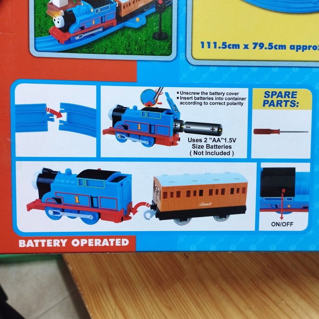 Đồ chơi đường rày xe lửa THOMAS & FRIENDS 36 miếng dành cho bé 3 tuổi