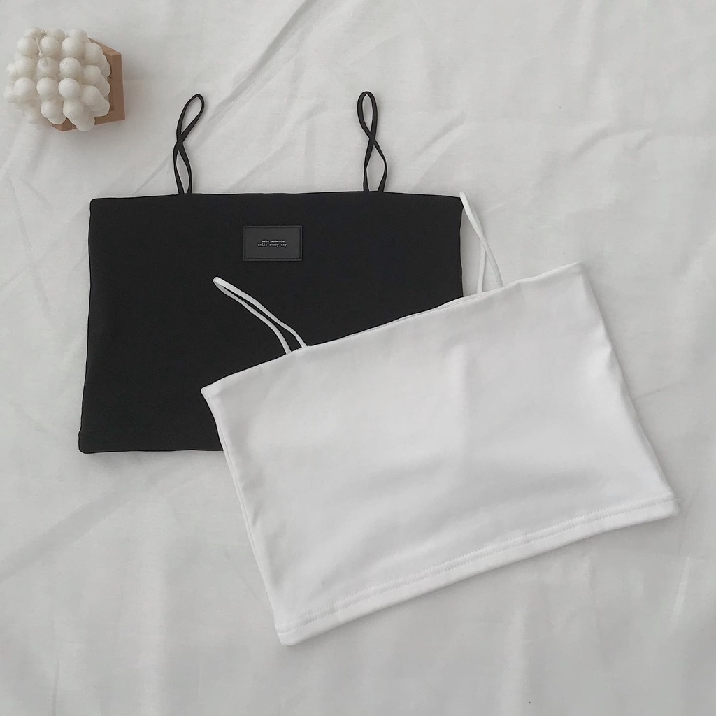 Áo 2 Dây Croptop JEM CLOSET Ôm Body Chất Borip Mềm Mịn Lên Form Siêu Sexy SMILI 10319