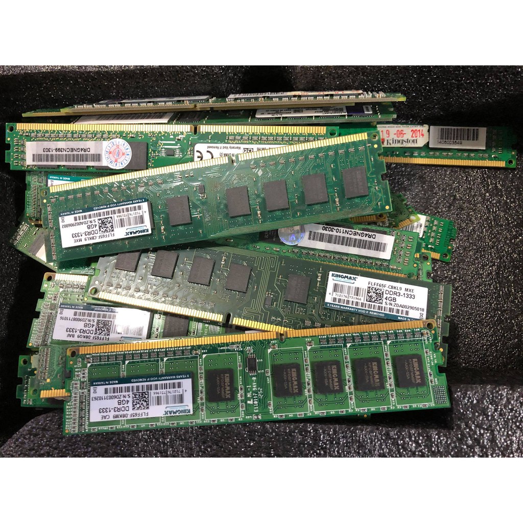 Ram Kingston 4GB DDR3 1333MHz chuyên nắp main G41 , H61 h67 h71 h81 b75 b85 h97