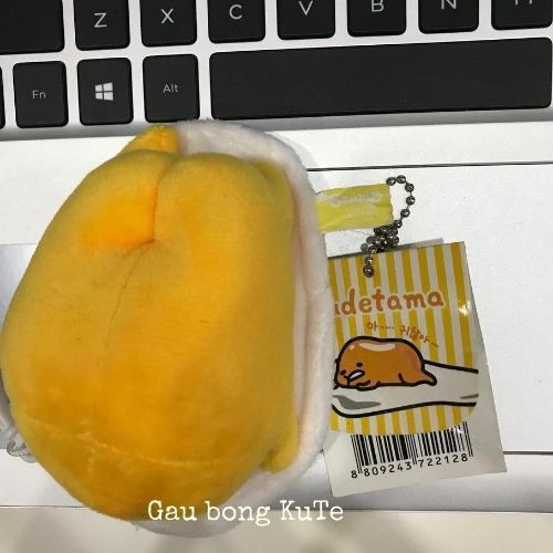 Gấu bông trứng lười móc khoá