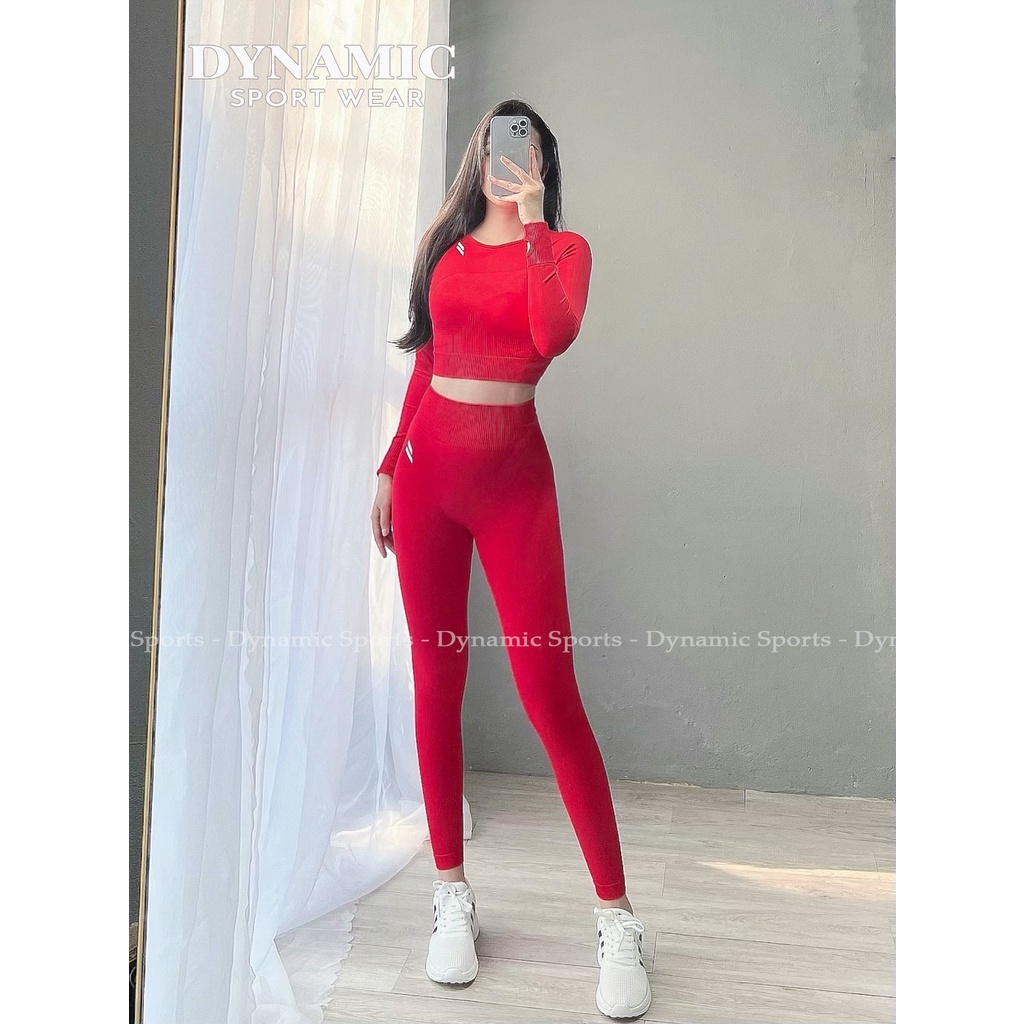 Set dài tay thể thao tập Gym, Yoga, Aerobic nữ Doyoueven