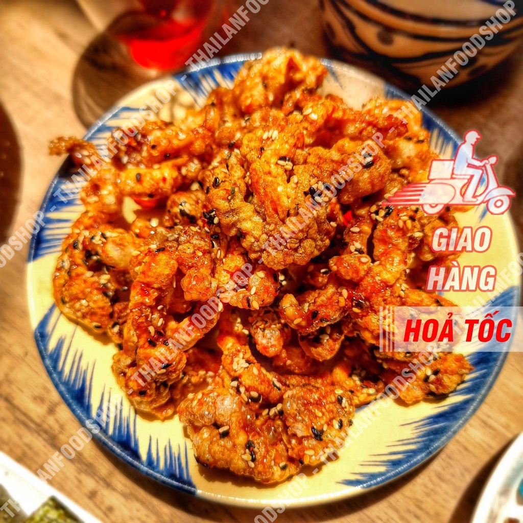 Chân Gà Rút Xương Sấy Giòn Sốt Chanh Dây Túi 1Kg - Ăn Liền