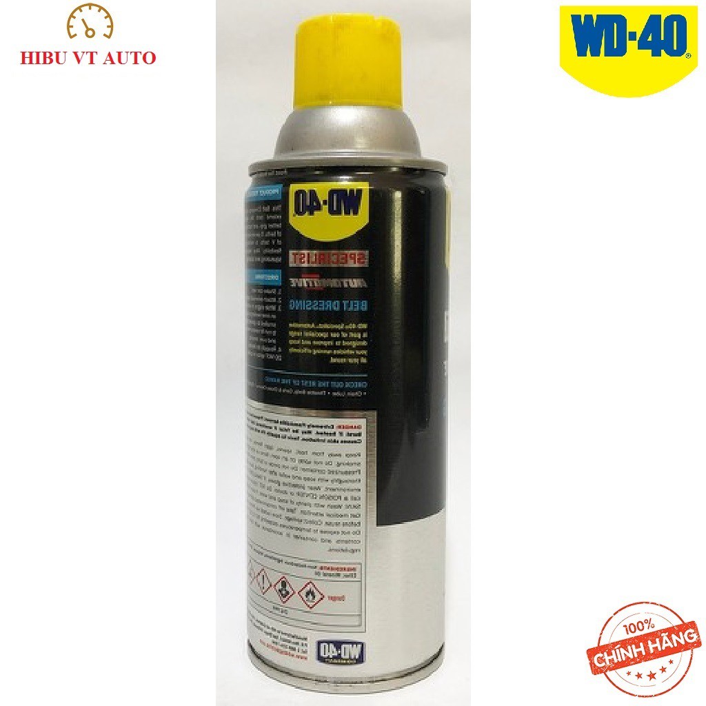 Chai Chất Bảo dưỡng dây Cua-roa WD-40 Belt Dressing (360ml)